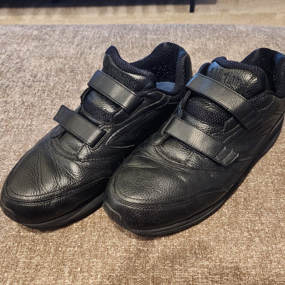 Brooks Addiction Walker V-Strap Men’s 15 2E Wide Walking Shoes + Powerstep Insol